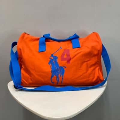 BNWOT Ralph Lauren Drill Cotton Duffle Bag 