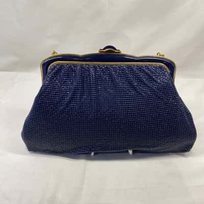 Oroton Womens Evening Bag Navy Blue 