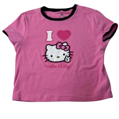 Hello kitty   Size L Cropped Top Pink  