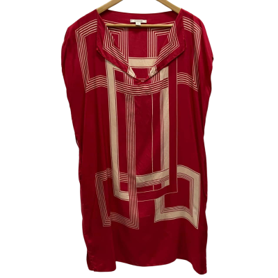 Country Road red silk dress, Size L