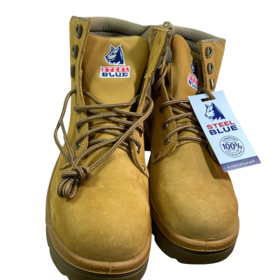 Steel Blue Mens  Size 10.5 Brown Safety boots 