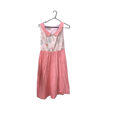 Pink Cupcake/ Ice cream Retro Style Dress Size 10