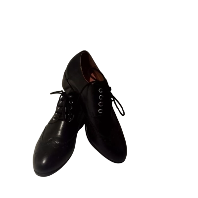 Bared Women's Size 35 Lace Up Shoes Black  