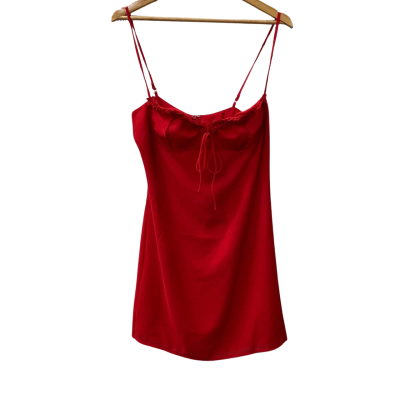 White Fox Womens  Size XL Mini Dress Red 