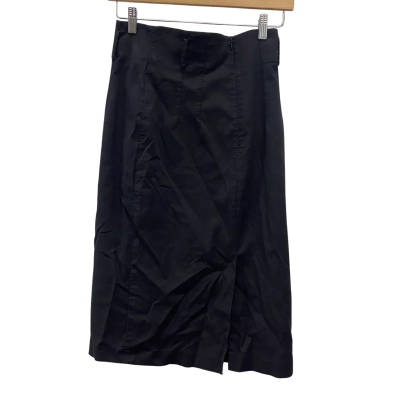 Veronika Maine Womens  Size 8 Midi Skirt Black  