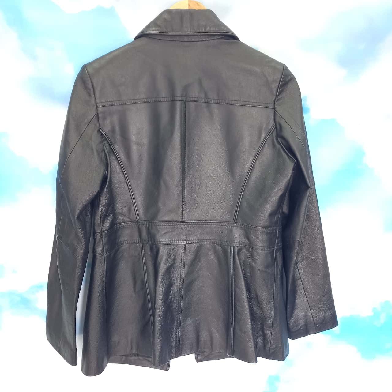 black leather jacket target