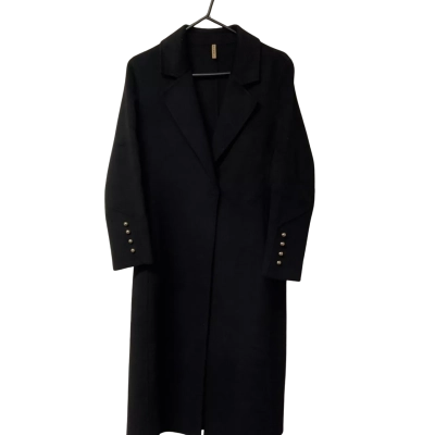 Women’s Size L Black Wool Winter Coat