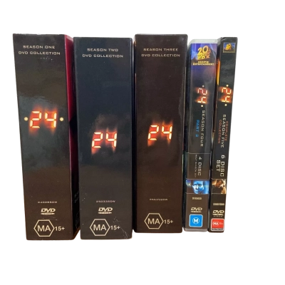 ‘24’ Season 1-5 DVDs