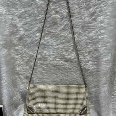 Glomesh Cream handbag