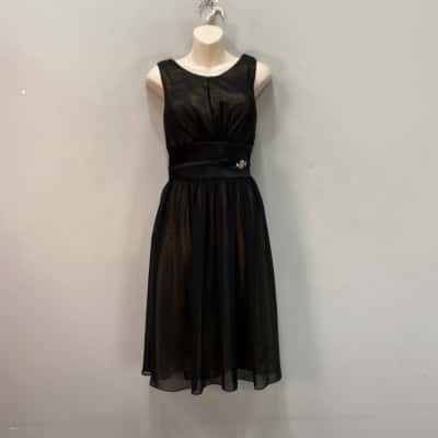 Henry Roth Womens  Size 12 Formal Dress Black  