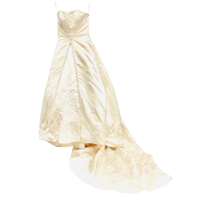  koINTERNATIONAL, Size 8, Champagne, Wedding Dress 