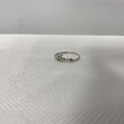 925 Marked Women's Ring Love