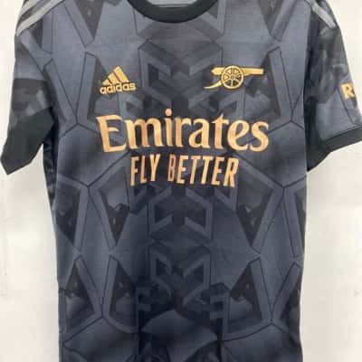 Arsenal Adidas Mens  Size S Jersey Black  