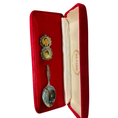 Commemorative Spoon Prince Charles and Lady Diana Wedding 1981