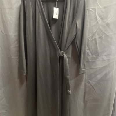The Ark Womens Size M Wrap Around Allude Black Dress
