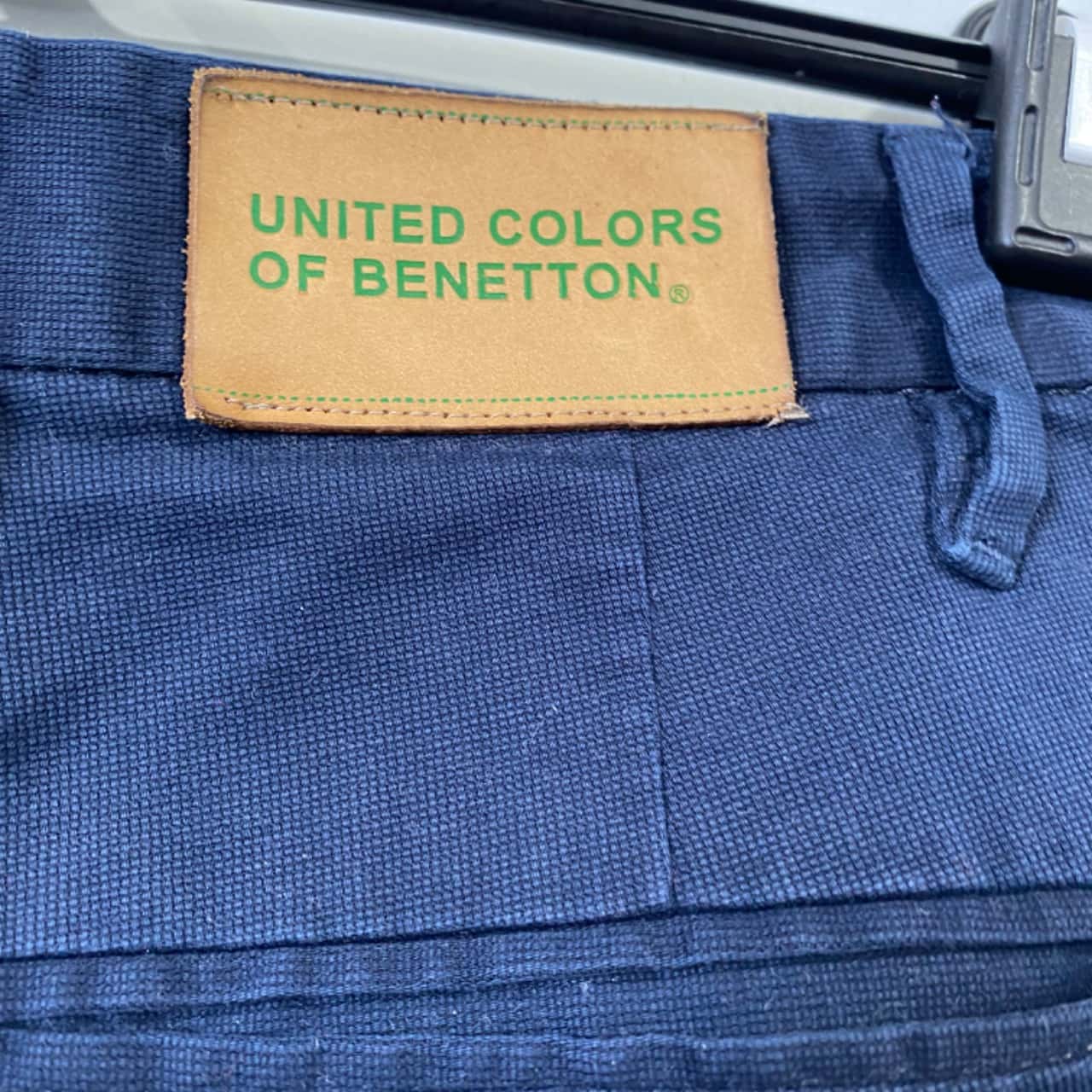 Men's Benetton Blue Pants Size 29