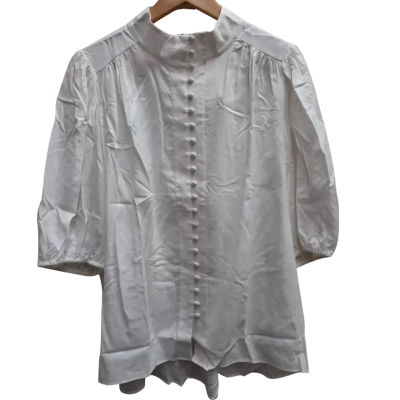 New With Tags WITCHERY High Neck Blouse in Size 16