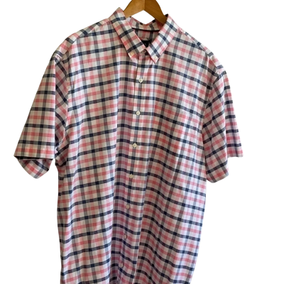 “Gazman” Mens-  Size XXL -Short Sleeve Shirt -Checked 