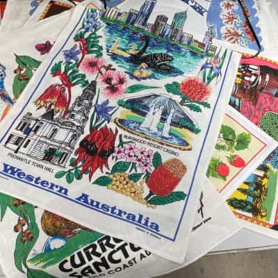 Linen Tourism Tea Towels Representing Each State/Territory (7)