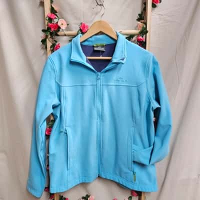 Womens Kathmandu Sky-Blue Zipup Jumper Size 16