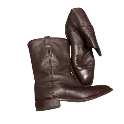 R.M. Williams Men's Size 9.5 Brown Stockyard Boots