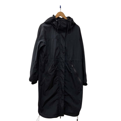 Country Road Longline Hood Spray Jacket in Black Size 6