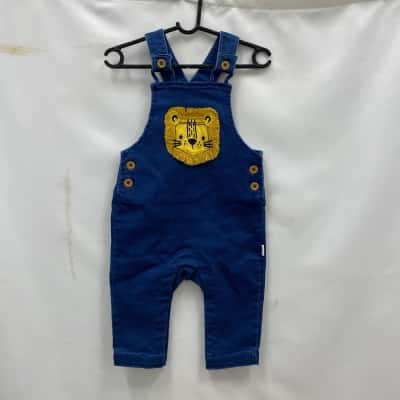 Sprout Baby Size 0 / 6-12m Onesie Lion Navy Blue 