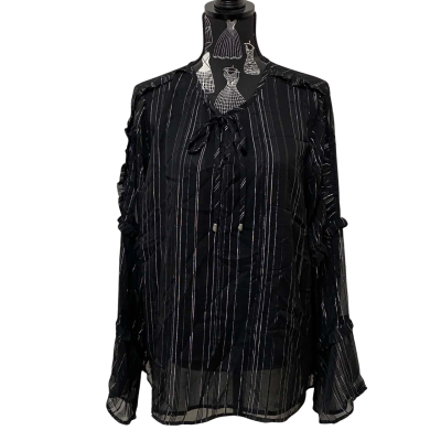 Table Eight Womens  Size 18 3/4 Sleeve Top Black  BNWT