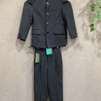  Carriage boys Suit Jacket and Pants Kids  Size 6 Black  