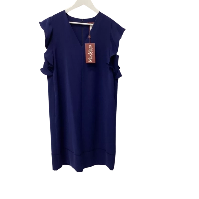 MaxMara Womens  Size 44 Midi Dress Blue 