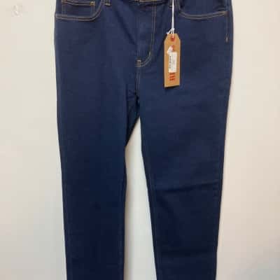 Lee Mens  Size 36 Straight Leg Jeans / Stretch Jeans Blue 