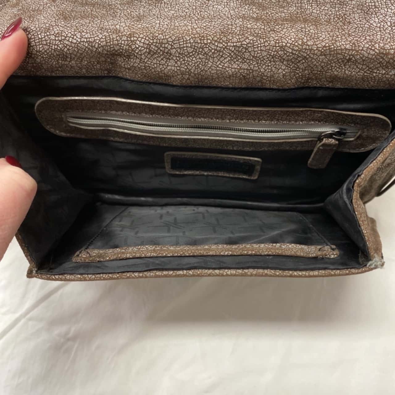Womens Grey Clutch Bag Kardashian Kollevtion