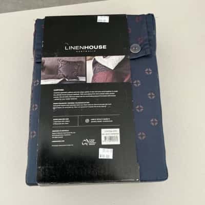 Linenhouse super king polyester quilt cover set