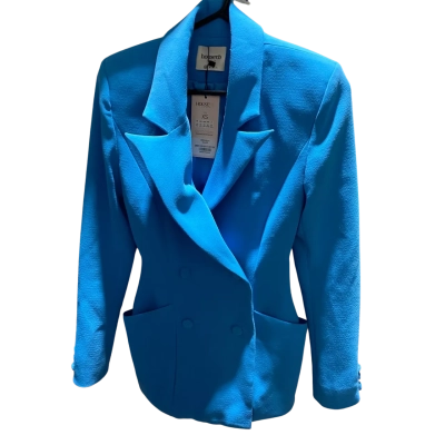 House of CB  Womens  Size XS Suit Jacket Blue 