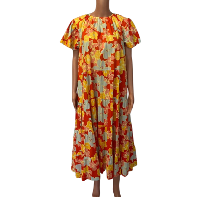 Bohemian Traders Womens  Size L Floral Dress 