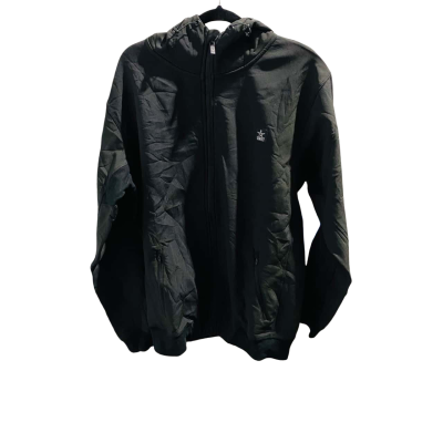 BNWT Unit Mens  Size S Front Zipper / Hood Jacket Black  