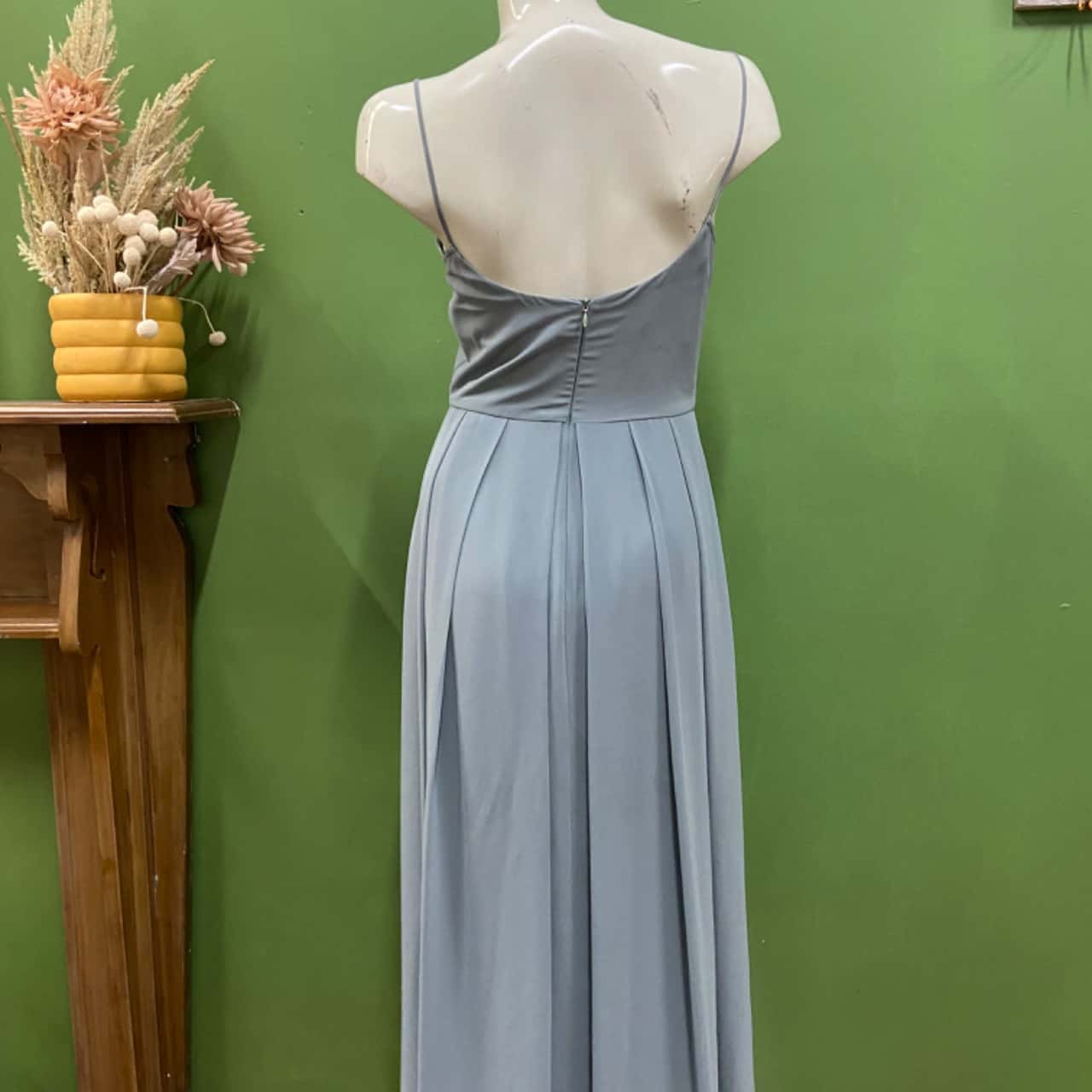 Lisa Formal Lisa Ho Size 10 Blue/Grey Formal Dress