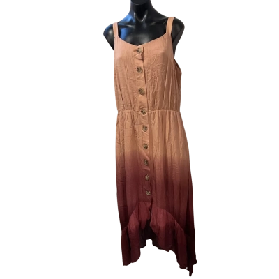 Rockmans Womens  Size 14 Casual Dress Multicoloured 