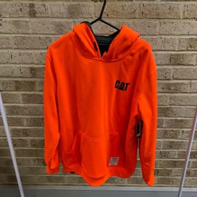  Mens REVERSIBLE BANNER HOODIE HI-VIS ORANGE  Size XL 