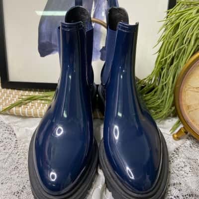 Lemon Jelly Womens Size 36 Navy Blue Boots