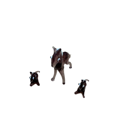 3 blown miniature Horses/ponies 