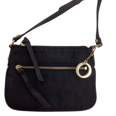 Oroton Womens Cross Body Bag Black  