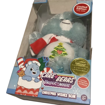Care Bears: Unlock the Magic Christmas Wishes Bear – Limited Edition (Only 5,000 Made) BNIB