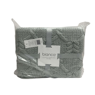 Bianca Johnson Throw Rug Silver