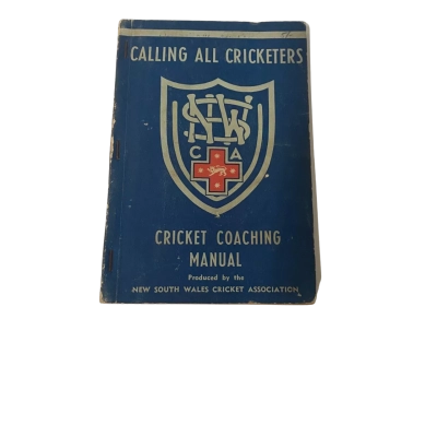 Vintage 1955 Calling All Cricketers Cricket Coaching Manual 