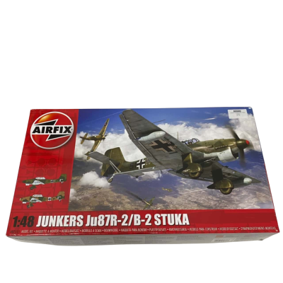 AIRFIX 1:48 Scale Model Ju87R-2/B-2-Stuka (Opened Box)