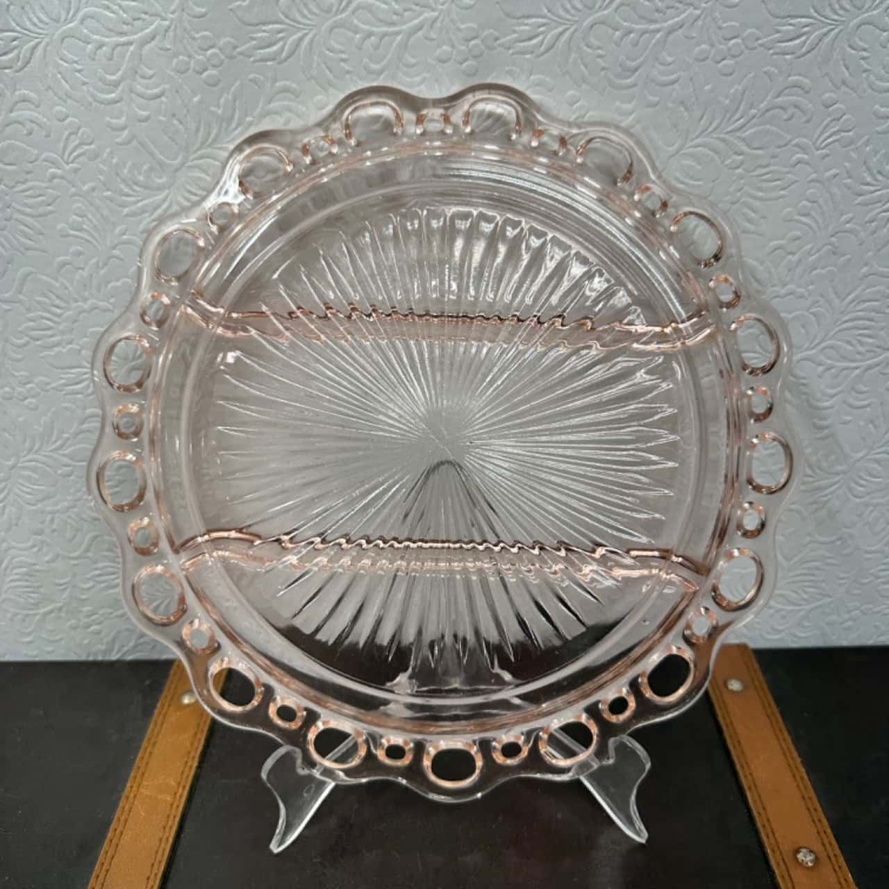 1930’s Pink Depression Glass Serving Tray(s)