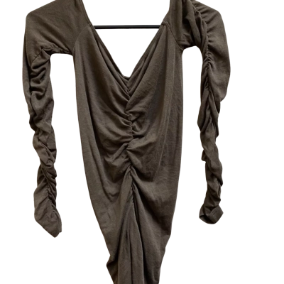 Viktoria & Woods Womens  Size 1 Long Sleeve Top Brown 