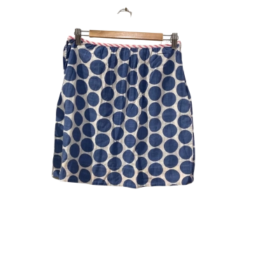Gorman Womens  Size 10 Mini Skirt Blue / Polka Dot / White 
