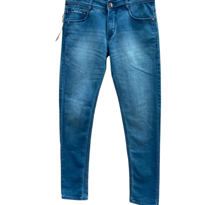  Mens Straight Leg Jeans Blue Tommy Hilfiger Light-Wash Denim Jeans - Size 32